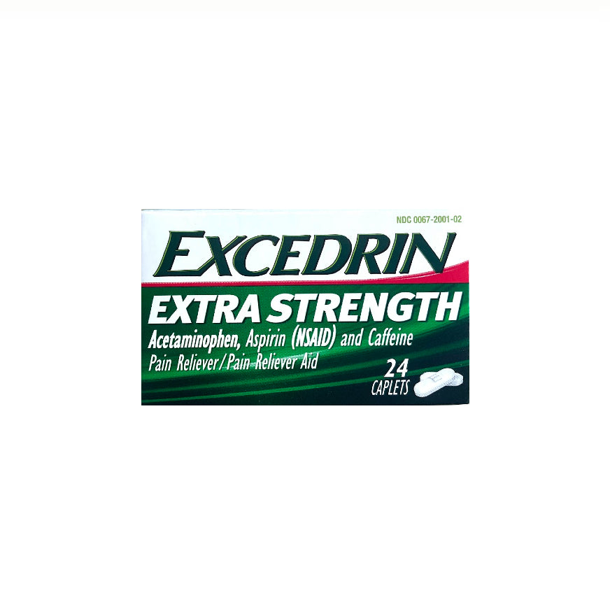EXCEDRIN REG 24 CAPLET (GREEN)