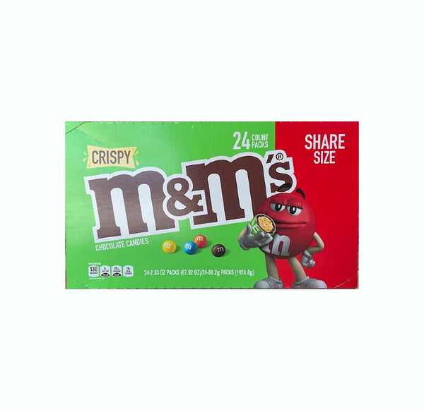 M&M CRISPY KING SIZE 24ct ( gr