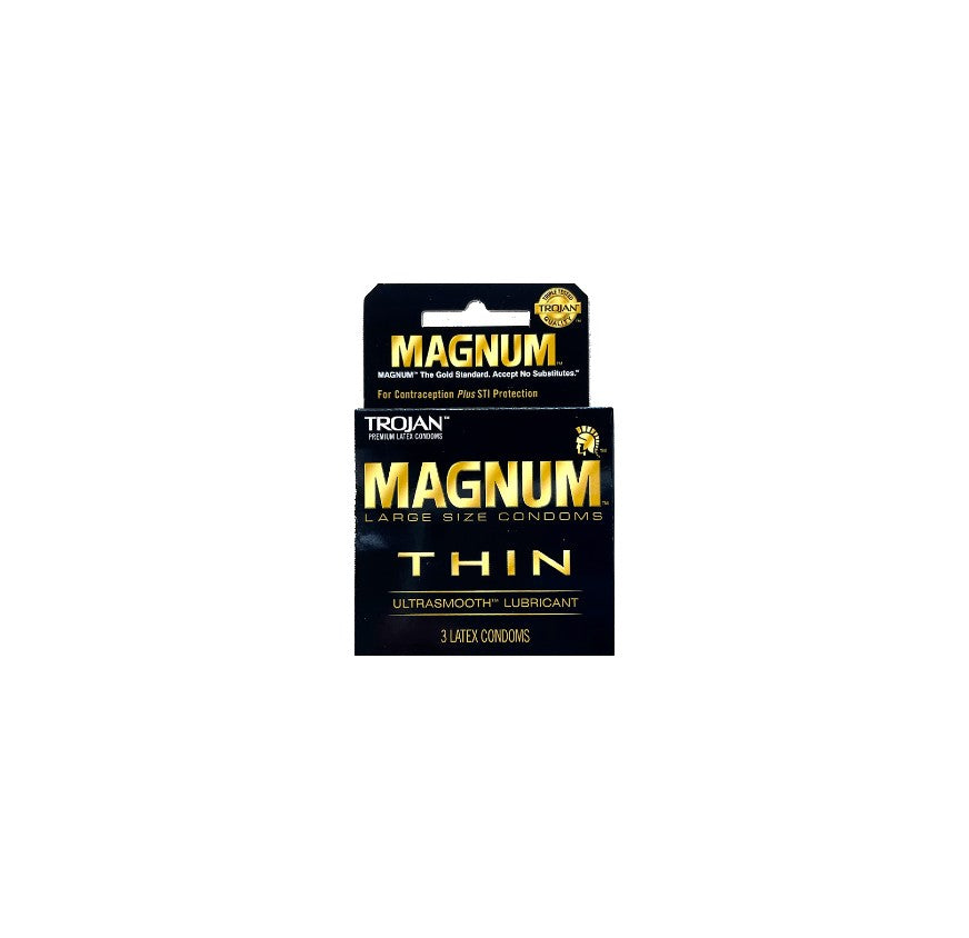 TROJAN MAGNUM THIN 6CT/3's/8cs