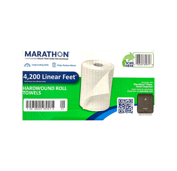 MARATHON HARDWOUND TOWEL 6ROLL