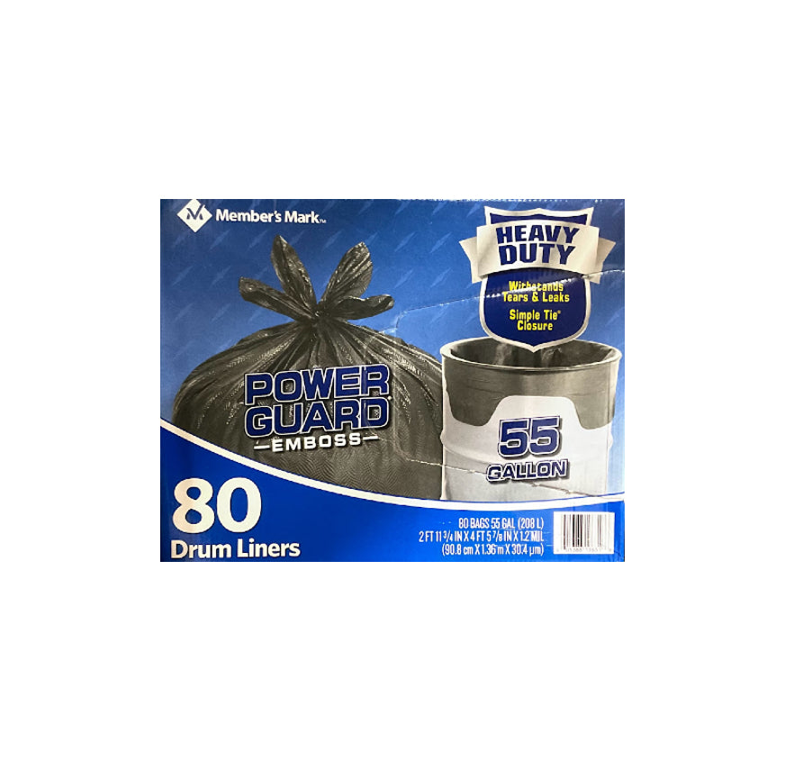 TRASH BAG MM 55G 80CT