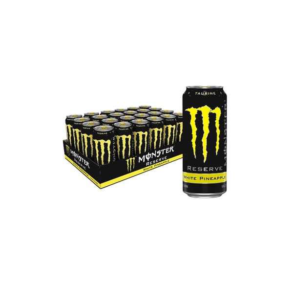 MONSTER 16oz24CT WH PINAPPLE