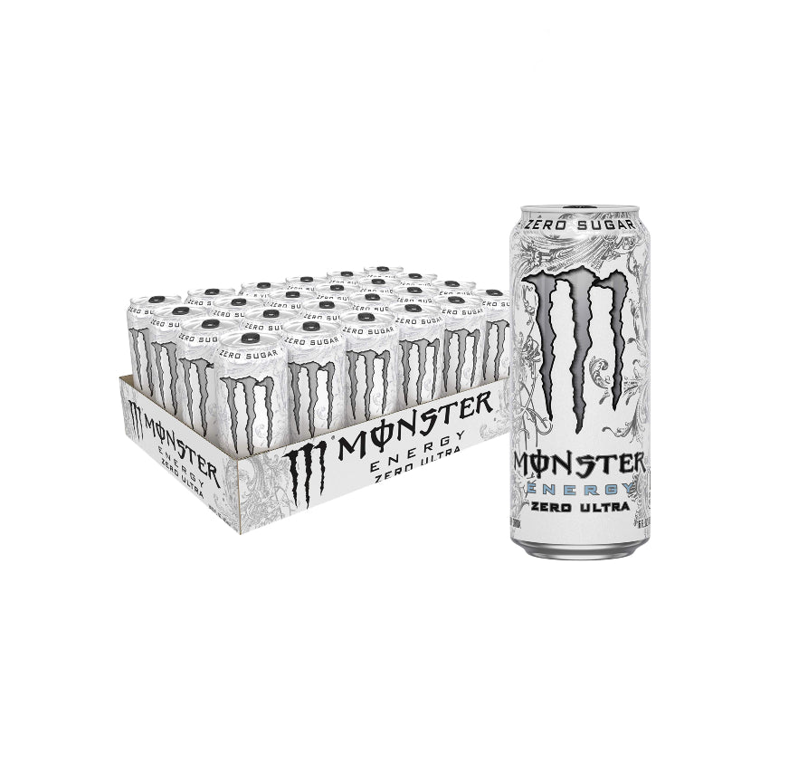 MONSTER 16oz24CT ULTRA WHITE