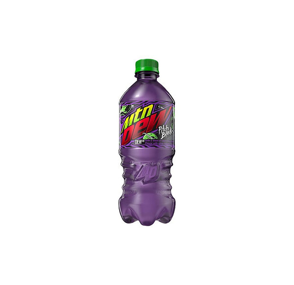 MOUNTAIN DEW 20oz24CTPEACH BLK