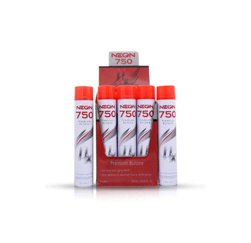 NEON BUTANE 9CT 750ML