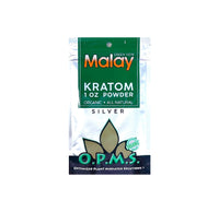 OPMS KRATOM MALAY SILVER 1oz