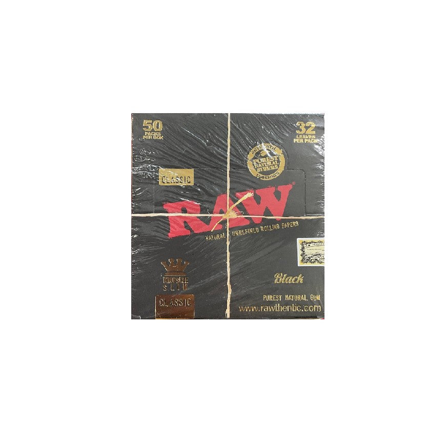 RAW ORG BLACK KING SLIM 50CT