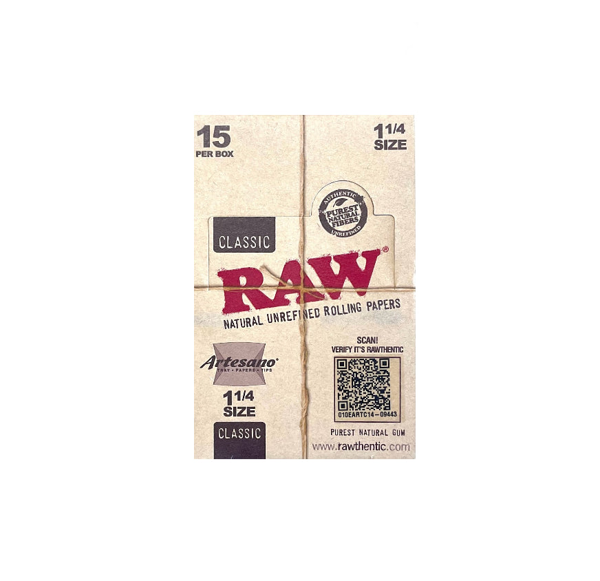 RAW ORGANIC ARTESANO 1-1/4 15C