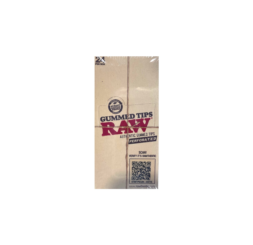RAW PERFORATED GUMMEDTIPS 24CT