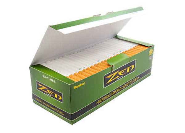 ZEN TUBE MENTHOL 100MM 200CT