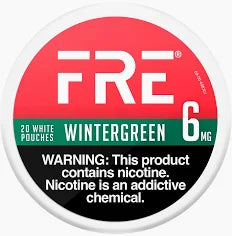 FRE NICOTINE PCH WINTERGRN 6MG
