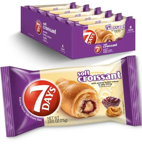 7DAY CROISS 2.65/6CT PB JELLY