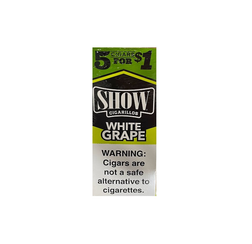 SHOW  WHITE GRAPE 15/5PK 5/$1