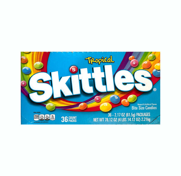 SKITTLES TROPICAL 36CT (BLUE)