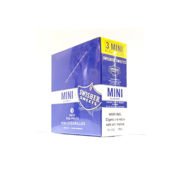 SWISHER  MINI 3/15PK BLUEBERRY