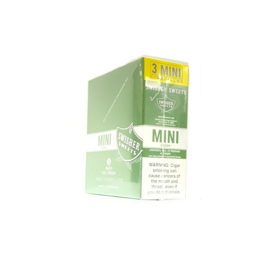 SWISHER MINI 3/15PKGREEN SWEET