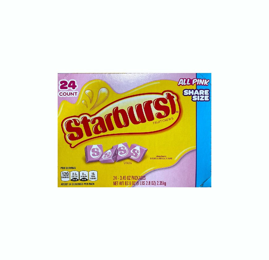 STARBURST ALLPINK 3.45oz24CT