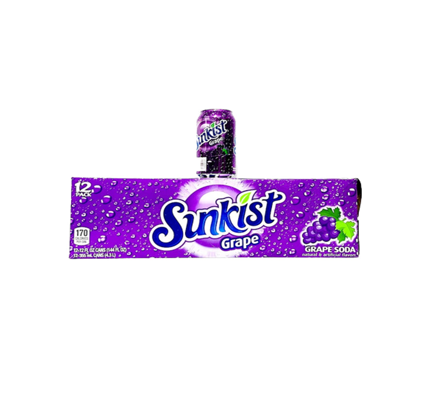 SUNKIST GRAPE  12PK CAN /2CT