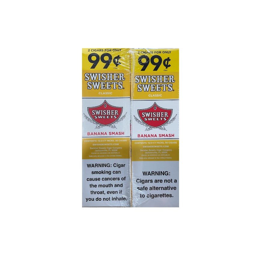 SWISHER 2/99 30CT BANANA SMASH