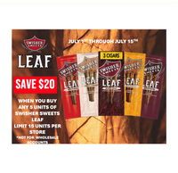 SWISHER LEAF BUY 5 SAVE $20.00