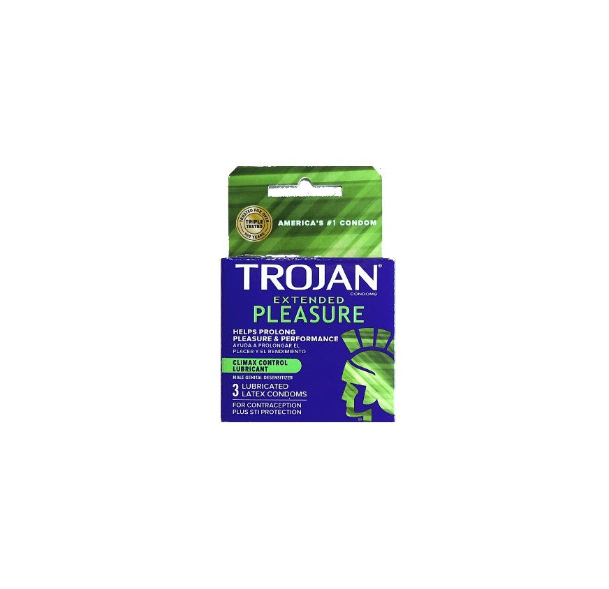 TROJAN EXTENDED PLEASURE 6CT