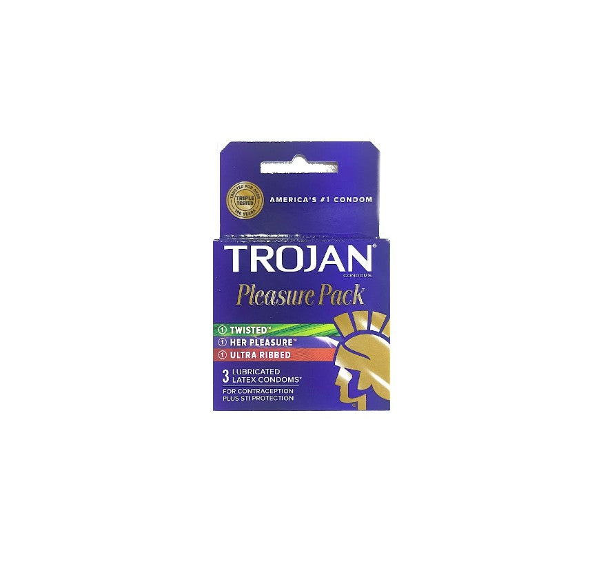 TROJAN PLEASURE PACK (RAINBOW) Ranger Wholesale