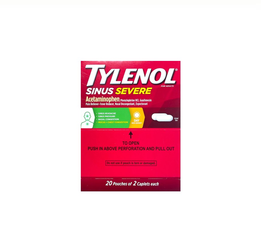 TYLENOL SINUS SERVE 2PK20CT