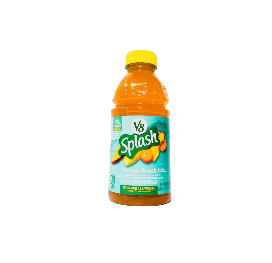 V8 SPLASH MANGO/PEACH 16oz12CT
