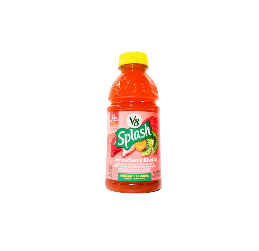 V8 SPLASH STRAW/KIWI16oz12CT