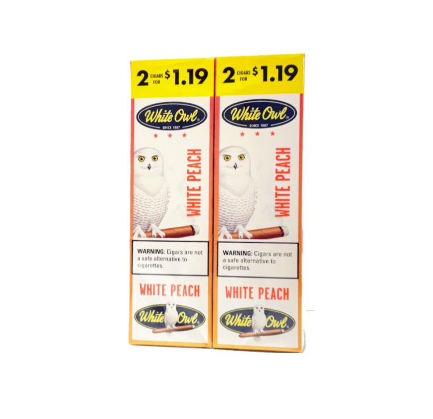 WHITE OWL 2/1.19 WHITE PEACH