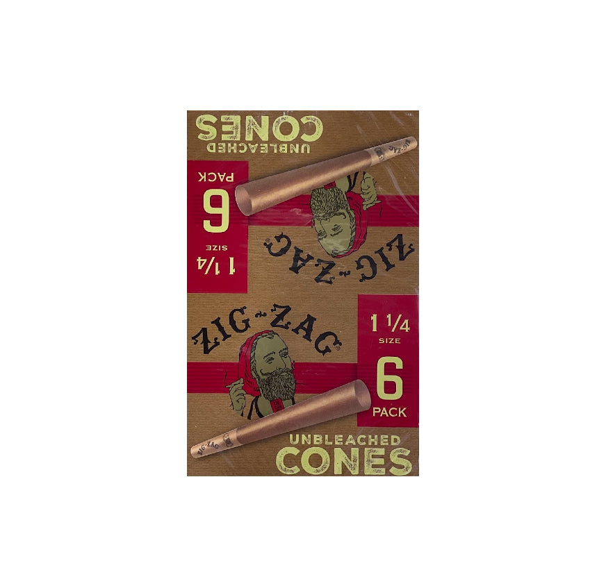 ZIG ZAG CONES UNB1 1/4 6PK24CT