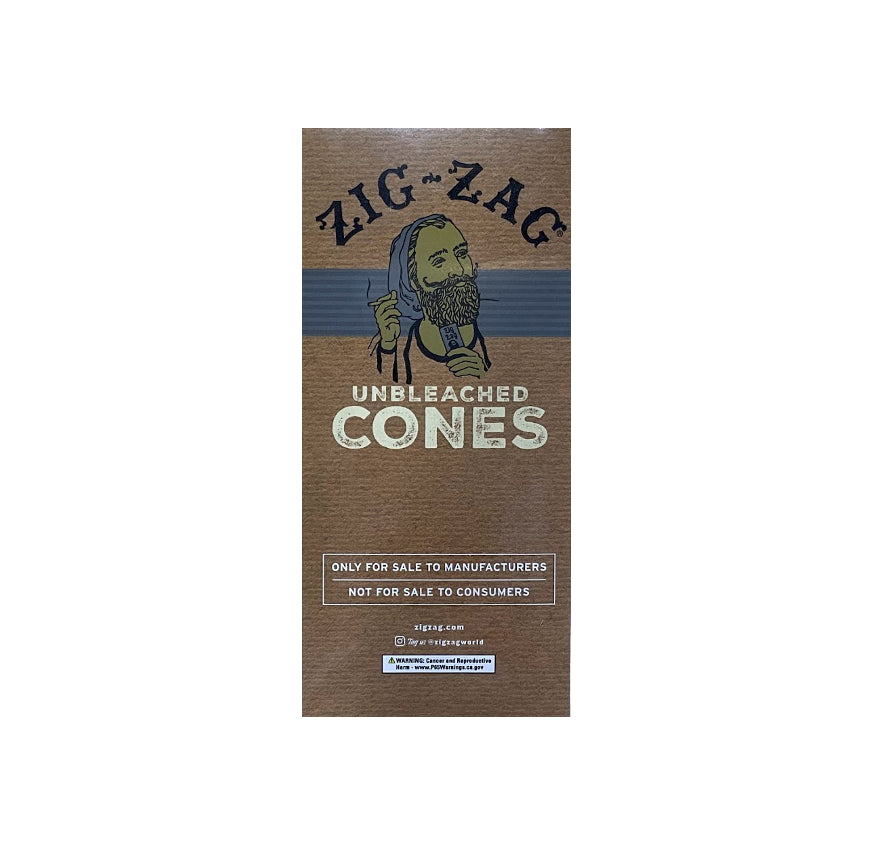ZIG ZAG UNBLEACHCONE MINI 50CT
