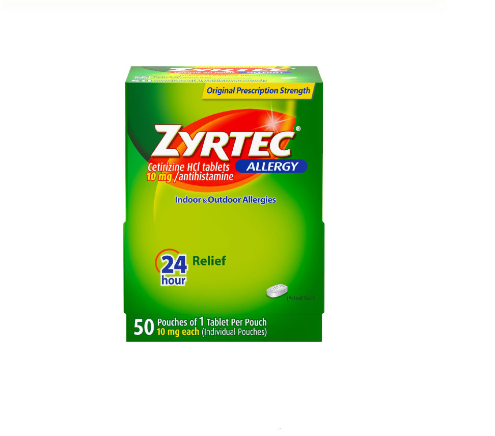 zyrtec dispenser allergy 20CT