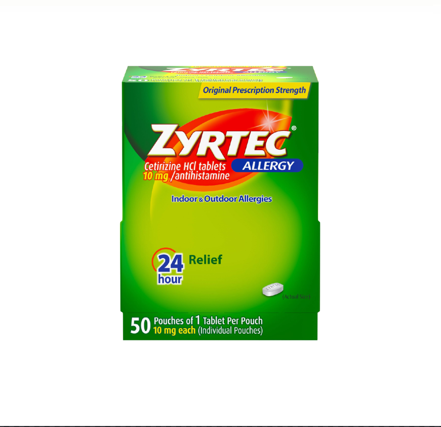 zyrtec dispenser allergy 20CT